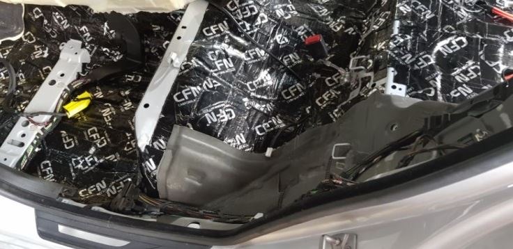 [리버스399] bmw5시리즈 실내방음 작업 시공 사진 10
