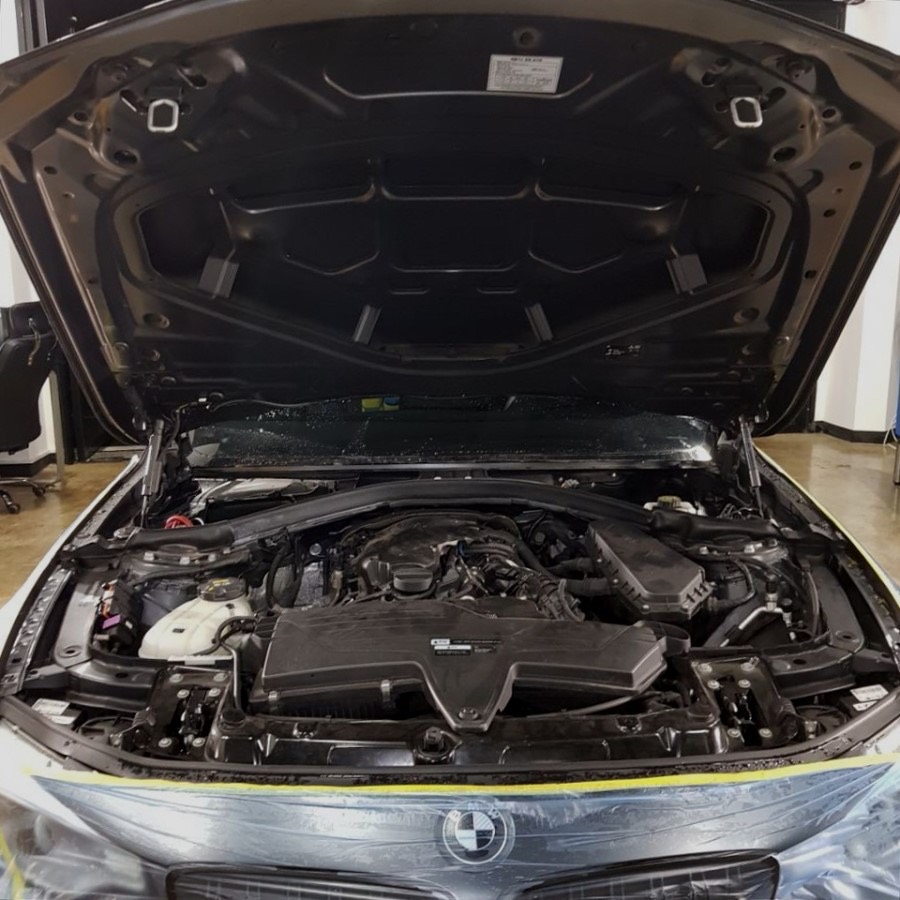 [리버스399] BMW 420d 엔진방음,휀다방음 작업 시공 사진 2