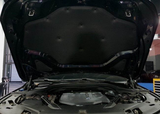 [리버스399] BMW 640i 본넷방음.트렁크방음.2열 바닥 방음 작업 시공 사진 7