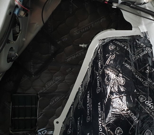 [도요타 프리우스 전체방음] "미사,하남 자동차 방음" 시공 사진 28