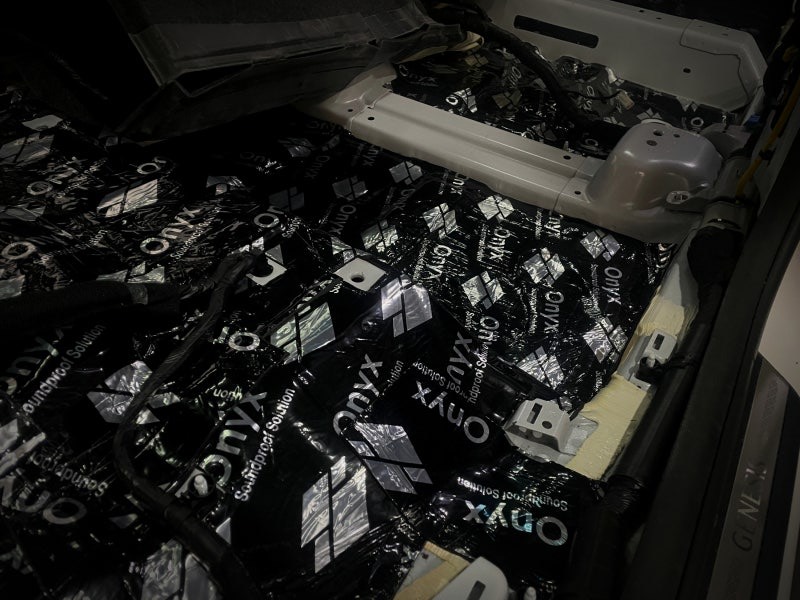 제네시스 gv80 자동차 방음 시공 사진 29