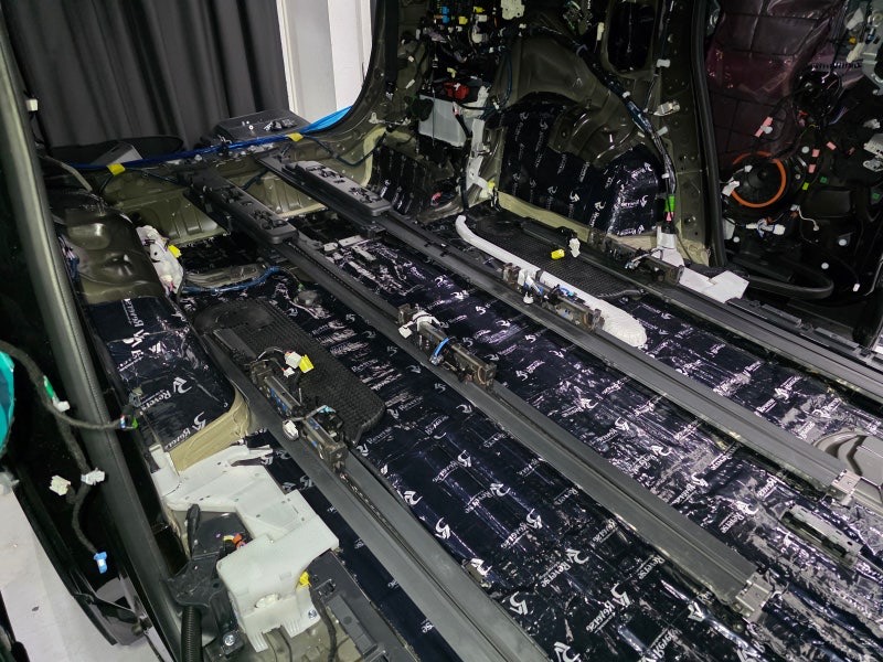 TOYOTA ALPHARD 도요타 알파드 풀 방음 + 하부 코팅 패키지 上 편 시공 사진 32