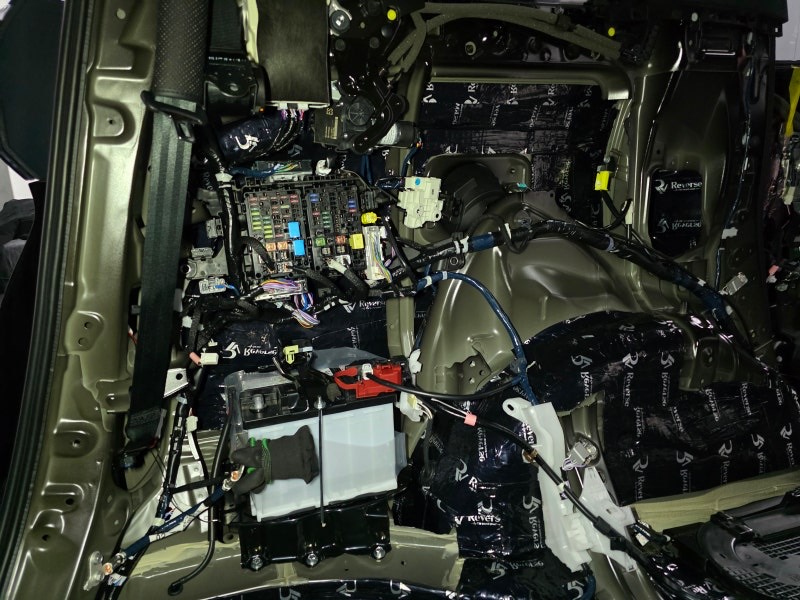 TOYOTA ALPHARD 도요타 알파드 풀 방음 + 하부 코팅 패키지 上 편 시공 사진 34