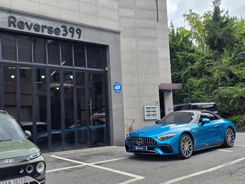BENZ SL63 AMG 거슬리는 노면 소음 억제 휀더 방음 시공